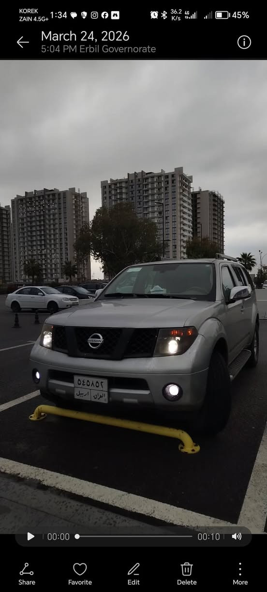 نیسان پاسفاندەر 2006
nissan pasfander 2006
گێڕ تۆماتیک
v6
4×4 of rowd
دەبل ئەکسل 
گێڕو مەکینەو تەبرید بەشەرت
چوار تایەی نوێی ڵەسەرە
جام کارەبایی
تحدید سورعە
کامیرا
کامل بۆیاغ 
غرامەی 75 هەزار
250 هەزار ڕۆشتوە ناو کرێمی زۆر خاوێنە ڵەگەڵ سپێری بیڵادی
نرخی تەنها 85 وەرەقەو مەعامەڵەشی تێدایە
گۆڕینەوەش دەکەم
ژمارەی تەلفون ***********
***********
واتس ئەپ ***********
