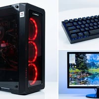 سيت اب للبيع شاشه وكيس وكيبورد وماوس وميز مكتبي  المعالج (CPU): AMD Ry...