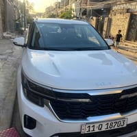 كيا سيليتوس 2024  خليجي ابيض  رقم بغداد الجديد ( انكليزي ) بأسمي  ماشي...