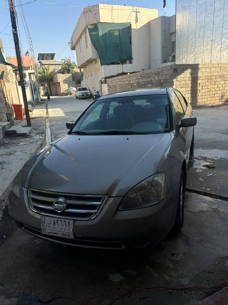 تحية طيبة
نيسان التيما موديل 2003
للبيع او مرواسة 
كهربائيات كلها شغالة 
تبريد تدفئية بحالة جيدة جدا
مجهزة بمنظومة غاز
سعر 63 بيها مجال
سنوية لنهاية 2027
مكان سيارة طوز خورماتو
للاستفسار
***********
