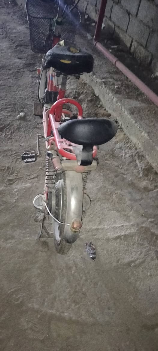 السلام عليكم
بايسكل شحن حجم مثل ما موضح بلصوره نقص بطاريات وبنجر خلفي شغال كامل اي عطل مابي (السعر50 مابي كل مجال). 

الموقع كربلاء الحر الصغير 

رقمي: ***********
