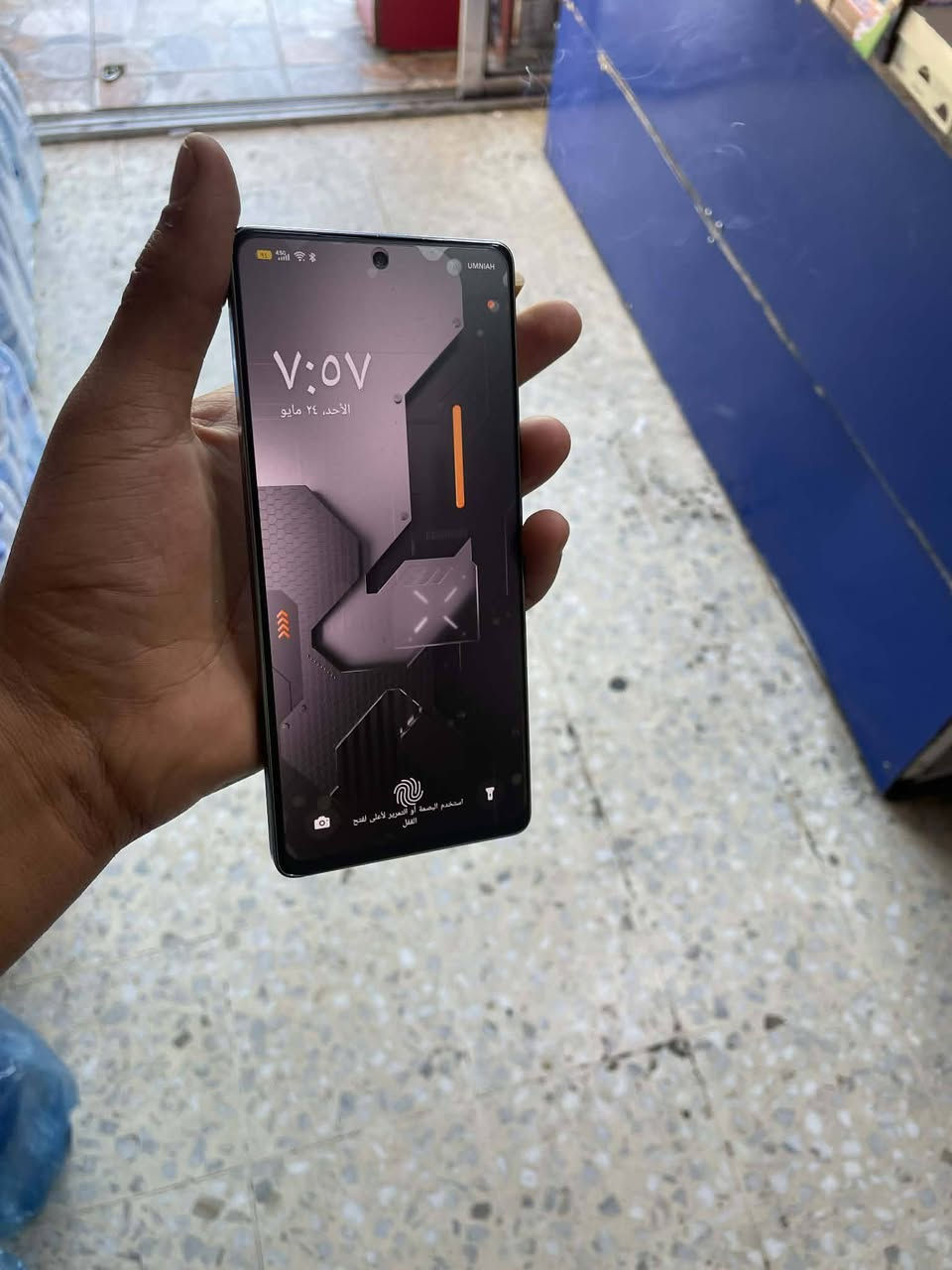 GT 20 PRO
مساحه 256
رام 18
لجهاز جبار بمعنا الكلمه 
بطاريه 5000
معاه كل اغراضو من كرتونه لشاحنة لسماعه كل اشي 
بيجي 120 افريم بكل سلاسة 
معاه شاحن 45واط 
للبدل على ايفون


**إذا كنت صاحب هذا الإعلان وتريد حذفه لأي سبب، رجاءا أرسل رسالة إلى الدعم الفني**