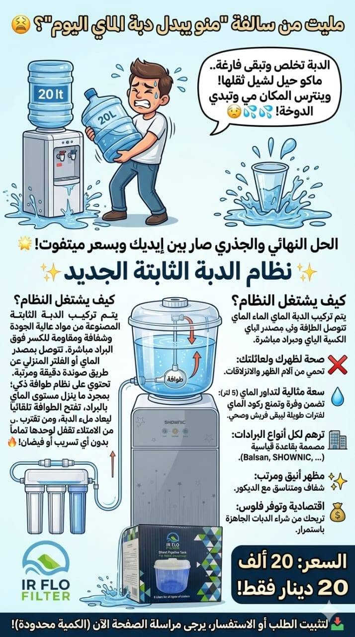دبة جاهزة للبراد البلاستك 
يعمل على جميع البرادات


**إذا كنت صاحب هذا الإعلان وتريد حذفه لأي سبب، رجاءا أرسل رسالة إلى الدعم الفني**