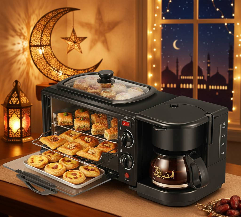 السلام عليكم
جهاز "الكل بواحد" العجيبة 🍳☕
أجه رمضان واجت سوالفه الحلوة ولمة الحبايب 

ليش هذا الجهاز يفيدك؟
4 وظائف بجهاز واحد: تشوي بالفرن أو تسوي بي معجنات 
، تگلي بالطاوه، وتسوي أطيب كوب شاي أو قهوة بنفس الوقت.
وبنفس الوقت قدر صغير تسوي بي حبشكلات 
تحكم كامل: تگدر تضبط الحرارة براحتك من 100 لـ 230 درجة سيليزية.
مؤقت ذكي: بي تايمر يوصل لـ 60 دقيقة، يعني ما يحترق أكلك بعد.
تنظيف سهل: الطاوه مالتها "تيفال" ما يلزق بيها الأكل، والجام مالته حراري وقوي.
خامة أصلية: الهيكل معدن مقاوم للصدأ، والفرن يجي وياه صينية وشبكة معدنية.

للتفاصيل علق بمهتم واني اراسلك


**إذا كنت صاحب هذا الإعلان وتريد حذفه لأي سبب، رجاءا أرسل رسالة إلى الدعم الفني**