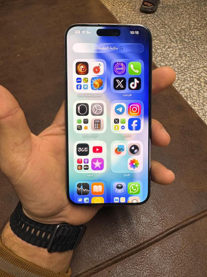 السلام عليكم ايفون 15 بروماكس ذاكره 256 بطاريه 85 جهاز وتر ممفتوح شرق اوسط بي من فوك شويه طبع ممبين السعر 980 وبي مجال بسيط مكاني بغداد الشعب ***********
