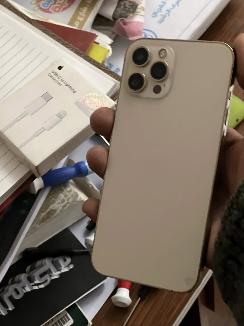 ايفون 12 برو ماكس  مبدل شاشة وفيس ايدي واگف
ذاكرة 256

بطارية 77

سعرة 285

اتصال واتساب☎️***********
