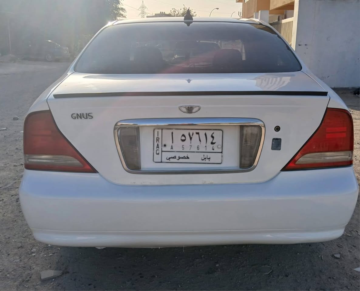 دايو ماكنوس كوري الصنع موديل 2002 مشروع وطني اوتوماتيك كير محرك مكفولات محرك مفتوح المرغوب مو مسكر منظومة تبريد كامله شاشه سنتر لك  غرفته نظيفه جدا تخم تاير ويل كب السعر 44 ورقه مكاني بغداد ***********
