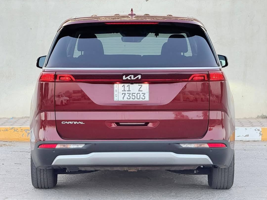 السلام عليكم   
كيا كرنفال 2023 LX وارد امريكي صور الحادث مرفقة
بل منشور السيارة ترقيم جديد بغداد بأسمي تحويل مباشر
المواصفات: بصمة / بصمة ابواب / تشغيل عن بعد
رادار امامي / رادار جانبي / كشنات جلد / كشن كهرباء
تدفئة كشنات / 8 راكب / 6 سلندر 3500
ماشية 36 الف ميل / هندبريك بصمة / اوتو هولد 
مود درايف / بيبان كهرباء / تحديد مسار / قيادة الية
حساس خلفي / ويل كب / اشاير بل مري 
امامي LED / لايت زنون / شاشة كبيرة / كامرة دوارة
فول تحكم ستيرن / 3 قطع تبريد مركزي / كشنات قلابة
بلوتوث / AUX / ABS / USB 
المكان بغداد الدولعي
للتواصل والأستفسار:***********
