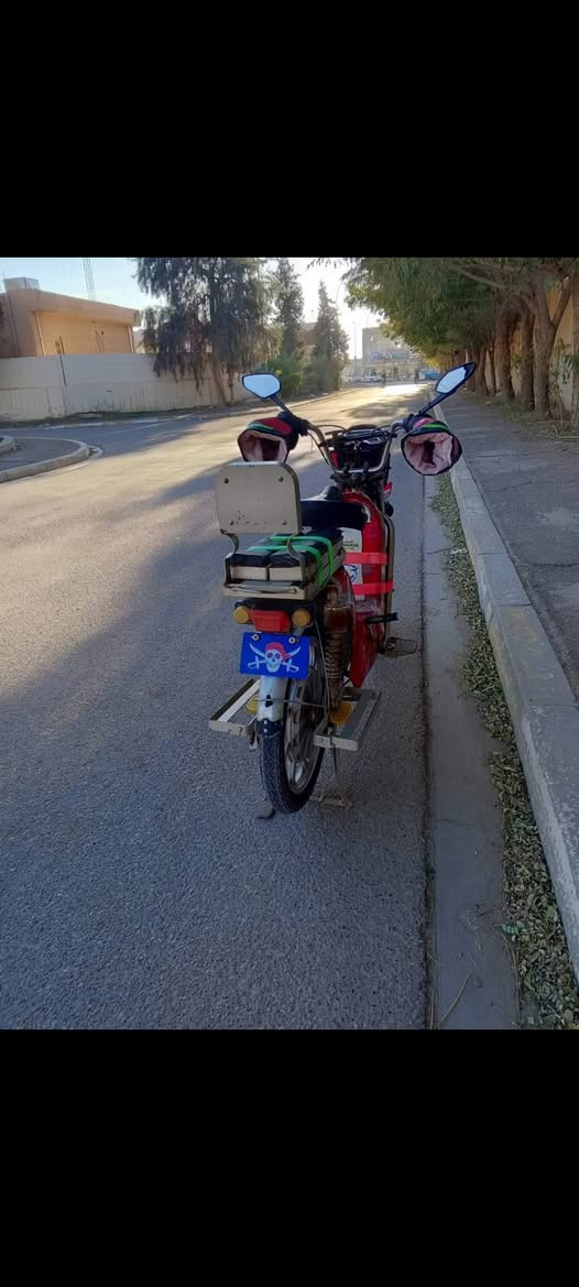 السلام عليكم بايسكل شحن للبيع بايسكل كامل من كلشي تايرات جدد باتريات عل فحص كهربائيات كله شغاله سعر275 وبي مجال الشراي يتصل ***********.او المراسله خاص وشكرا.....
