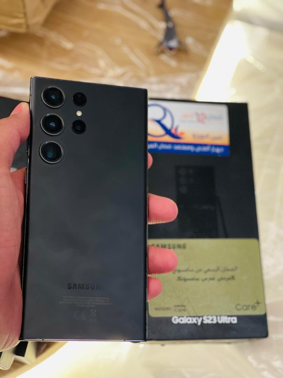 S23 الترا
ذاكره 256 
لون اسود وزيتوني 
القطعه 675 
للاتصال *********** 📞
عنوان بغداد الغزاليه

