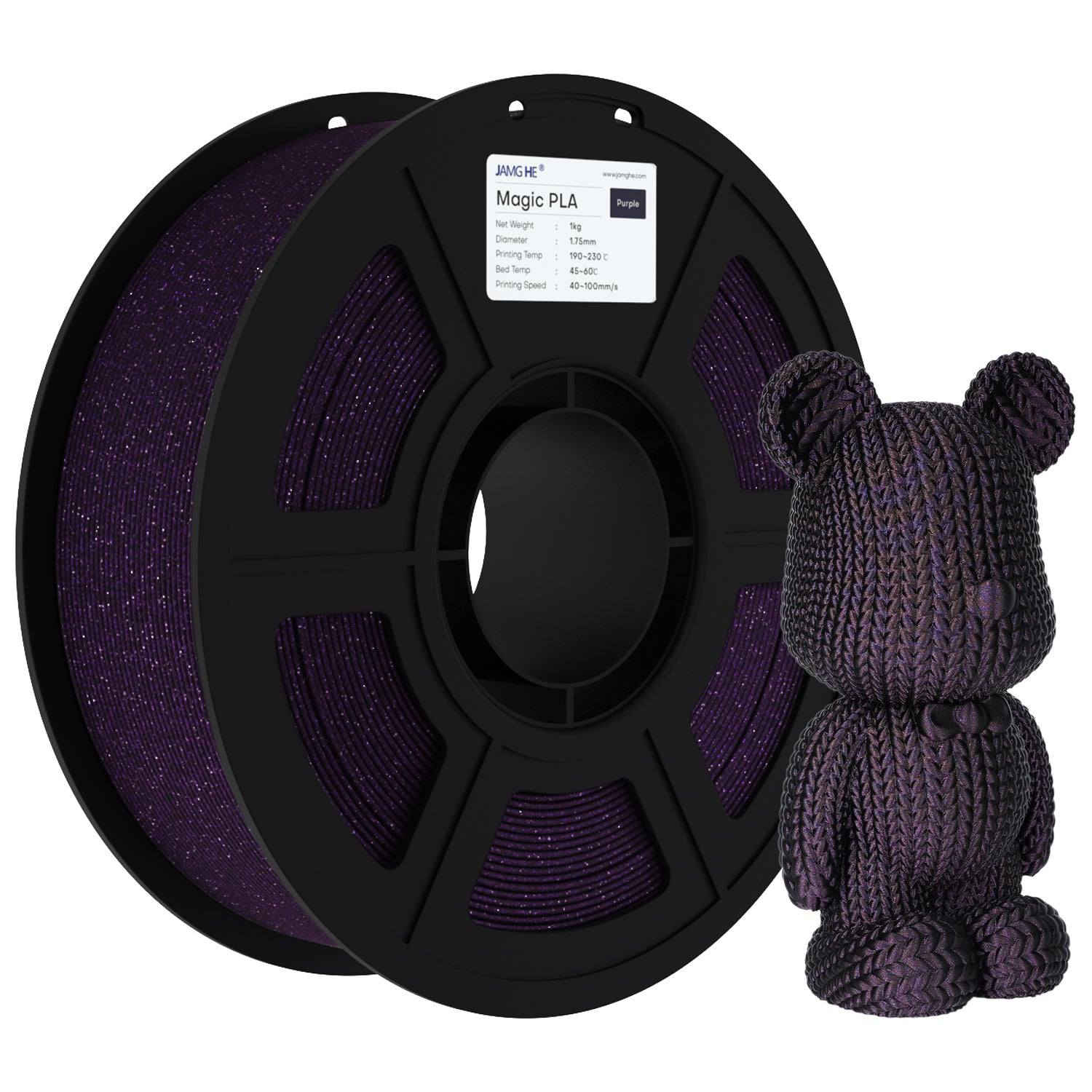 JAMG HE Magic PLA 
Gold, Purple, Blue, Green 
السعرة: 23,000 
***********
