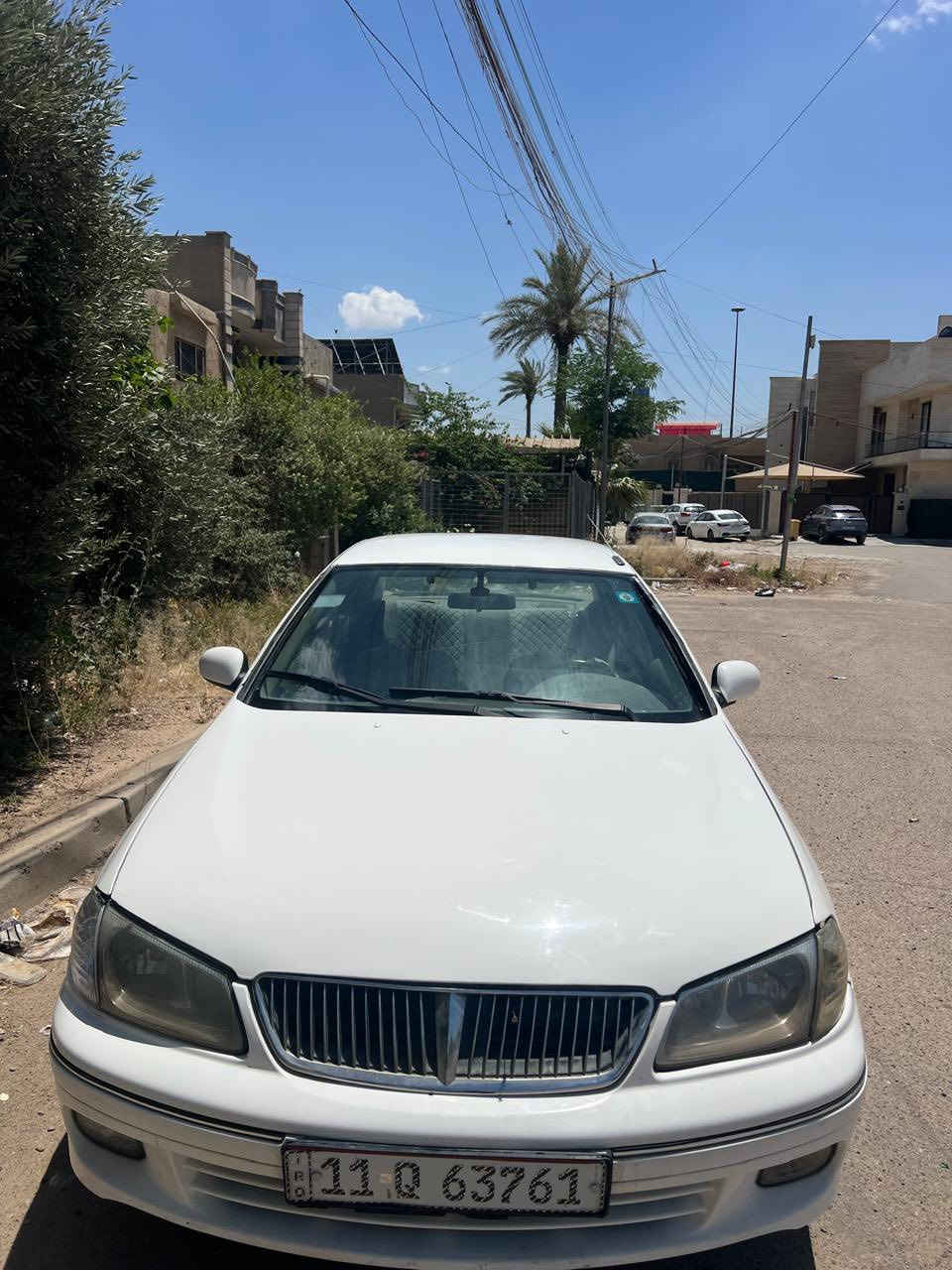 السلام عليكم ورحمة الله وبركاته سني موديل 2002 بسمي ارقام وسنوية وهزه جديده كبل تحويل سيارة مكينه كير تبريد كله شغال وجديد السيارة مصبوغه عام لان جانت صفره ورجعت ابيض السيارة حلوه احلى من الصور بهواي داخلها نظيف جدا السعر 55$وبيها مجال بسيط 
العنوان بغداد المنصور ساحة اللقاء 
التواصل على الرقم ***********
