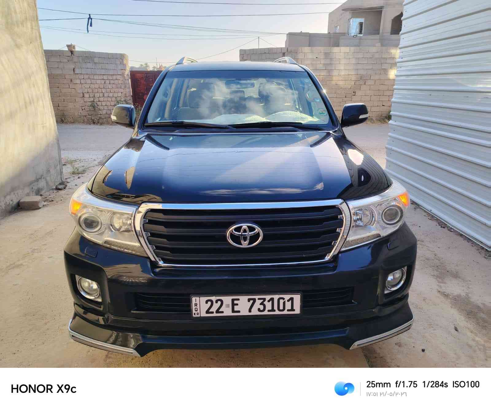 � للبيع تويوتا لاندكروزر GXR موديل 2012 خليجي
▪️ اللون: أسود
▪️ المحرك: V8
▪️ الممشى: 146 ألف كم فقط
▪️ وارد خليجي
▪️ استخدام شخصي وحالة ممتازة
▪️ مكينة وكير وشاصي بحالة ممتازة
▪️ تبريد قوي وجاهزة للاستخدام
▪️ نظيفة من الداخل والخارج

السيارة للمشتري الجاد فقط، والفحص بأي مكان .

💰 السعر خاص للشراي  بالمعقول بعد المعاينة

📞 للاستفسار التواصل على الخاص أو الاتصال

+964 770 192 9844

0770 002 5029

0774 809 4315

0781 905 6291
