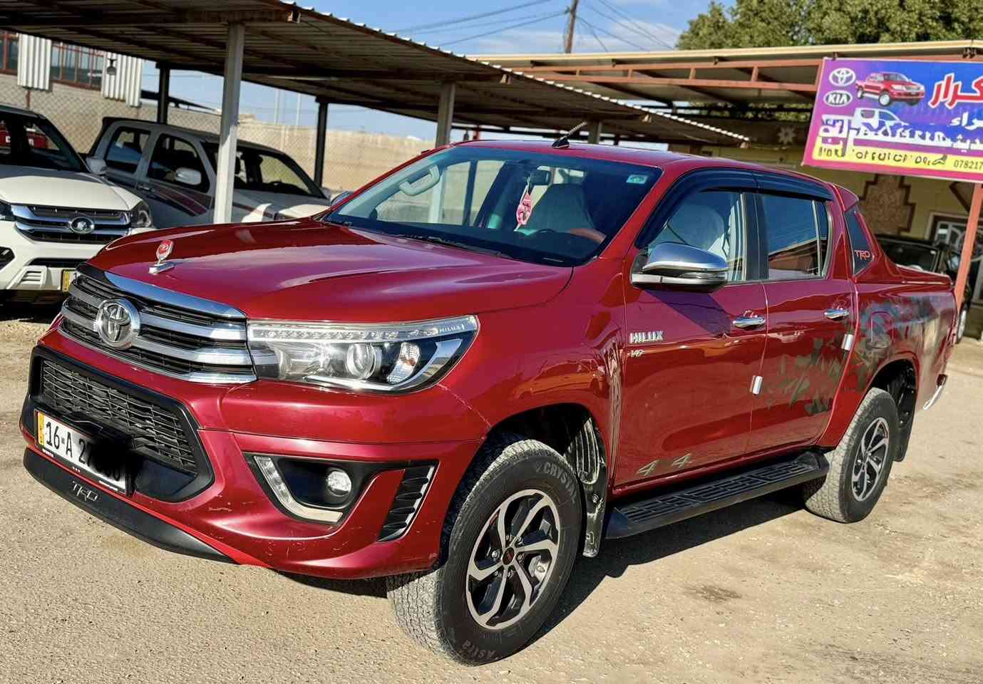 سلام عليكم
هايلوكس موديل 2019 كويتي 6 سلندر TRD
رقم قادسيه بأسمي سنويه ورقم جديد
مكفوله كفاله عامه حداديه جديده ماشيه 125 ألف حقيقي .
السعر 310  وبيه مجال الهاتف ***********
العنوان : الديوانيه قضاء البدير
