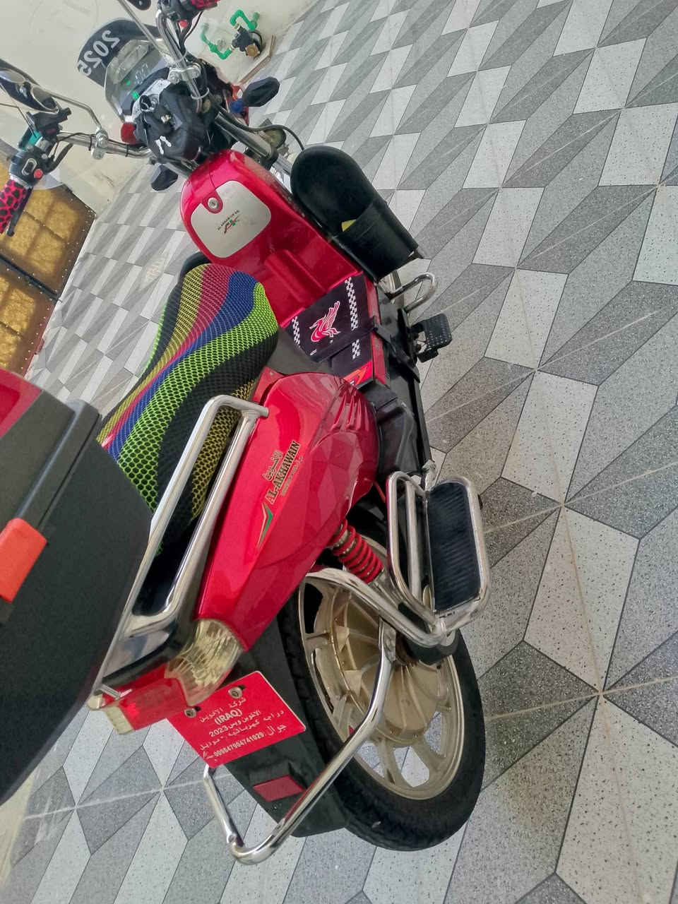 السلام عليكم 
موتور هارلي للبيع موتور جديد 
موديل 2023 موتور كامل مكمل جاهز 
بس تشغل وتمشي بطاريات فول موتور كله شغال 
موتور مال جناي ما يذب عليه ولا ربع يروح ويجي بيه 
السعر 575 مجال بسيط للشراي 
مكاني الفلوجه شارع الاطباء الاستفسار اتصال 
على رقم الهاتف 
***********
موجود واتساب
