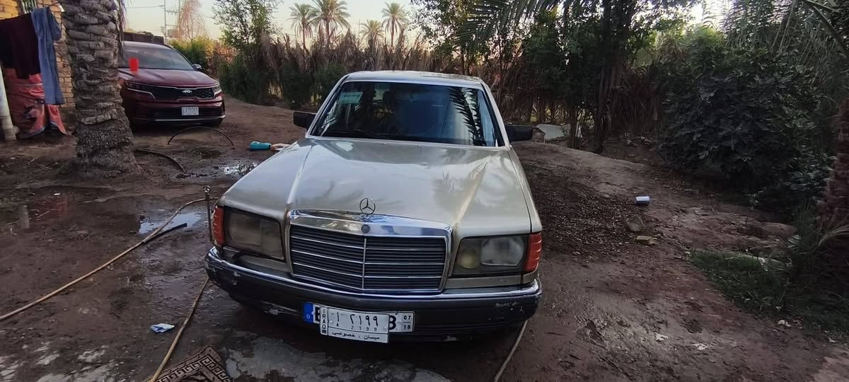 مارسدس للبيع /غاز بانزين تبريد شغال  موديل 1987محرك وكير كفاله سنويه ل26ماصاقطه بعدهي سياره جاهزه كهربائيات كله شغاله بدون ضربه قويه شرط المداور مكاني ديوانيه شاميه السعر 36 ورقه ***********
