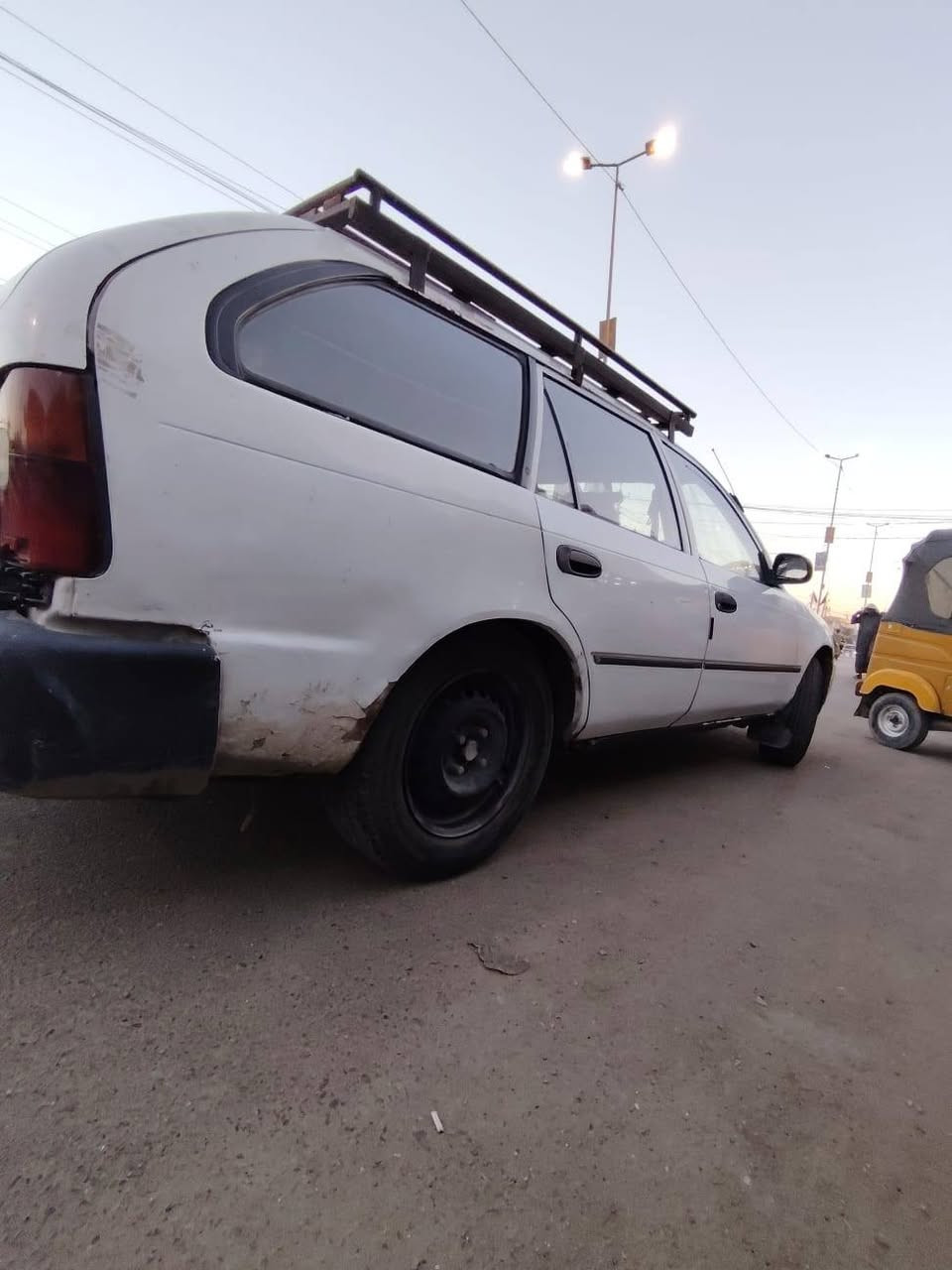 كورلا استيشن موديل ٩٥ رقم بغداد بأسمي شرط التحويل سيارة جاهزة تبريد شغال منظومة جديدة كير ومكينة بحالة جيدة سعرها ٣٥ مكاني بغداد حسينية المعامل للتواصل على الرقم *********** مكلف بالنشر
