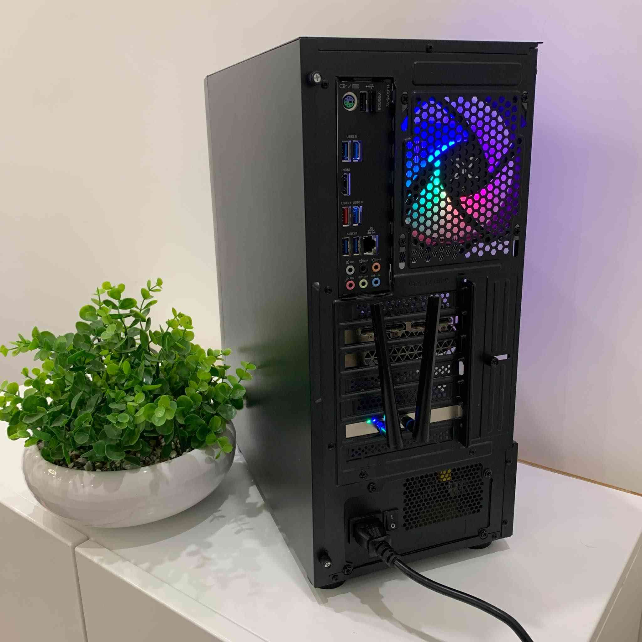 PC Specifications

CPU: Intel® Core™ i5-9400F (6C / 6T)
CPU Cooler: ARCTIC Freezer 7 X CO Compact Air
GPU: Zotac GeForce® GTX 1660 Twin Fan - 6GB
MOBO: GIGABYTE Z390 GAMING X-CF
RAM: Corsair Vengeance LPX 16GB DDR4-3200
SSD: Samsung 860 EVO 250GB M.2 SATA
HDD: Seagate Barracuda 1TB 7200RPM
PSU: Corsair CV650 650W
Case: Xigmatek Duke Mid-Tower Case السليمانية, العراق


**إذا كنت صاحب هذا الإعلان وتريد حذفه لأي سبب، رجاءا أرسل رسالة إلى الدعم الفني**