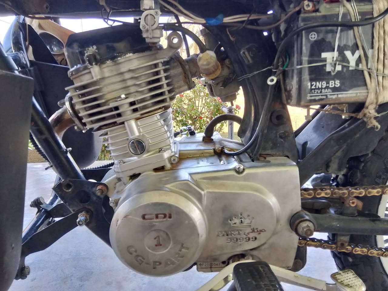 السلام عليكم دراجه نامه برو مديل 18محرك تايكر الدراجة خير من الله لا نقص ولا تبخير  دراجه كامله كهربايات جدد والسعر 325 وبيه مجال حك الجيه مكان ديالئ شهربان ***********
