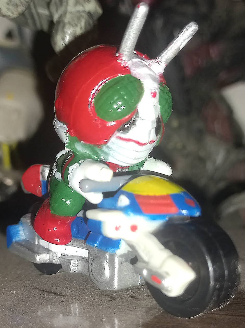 إضافة لطيفة للمجموعة مجسم شخصية Kamen rider V3 مع الدراجة 
اتمنى يعجبكم


**إذا كنت صاحب هذا الإعلان وتريد حذفه لأي سبب، رجاءا أرسل رسالة إلى الدعم الفني**