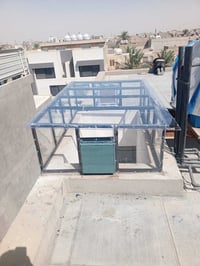 حداده متنقله عامه أبواب شبابيك سقايف محجرات غرف سسندويج وكافه الأعمال ...