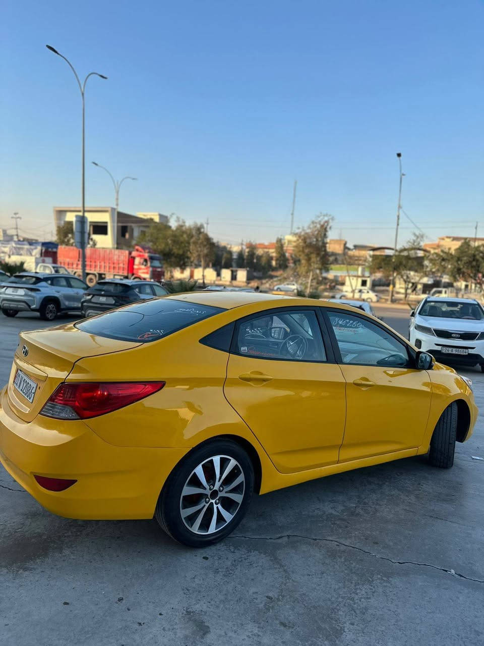 اكسنت مظلع
موديل 2013
رقم بغداد بسمي
مكينه 1600دوش شرط 
كير ايتي شرط
تبريد شرط
جامات كهرب 
طخم تايه جديد
طخم ويل كب كروم اصلي
تحكمات ستيرن
شاشه اصليه
طخم سماعات اصلي
هزه جديده
هيئه وغرامات صفر 
صبغ حراري
سياره بلا ضرر بيها تلقيطات بدون دواخل شرط 
سياره جاهزه عل اخر حبايه متصرف عليها ربع
الاتصال عل رقم *********** / ***********
مكاني موصل حي ملاين
