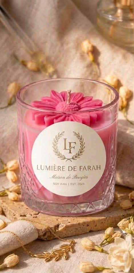 "تفاصيل صغيرة.. بتصنع بهجة كبيرة واختلاف حقيقي في يومك 🌸✨

شمعة Lumière de Farah مش مجرد شمعة عادية؛ دي قطعة فنية مصنوعة بحب وشغف من أجود أنواع شمع الصويا الطبيعي 🌱، بتصميم الوردة المنحوتة اللي بيضيف لمسة رقة وشياكة لأي مكان تتقدم فيه🕯️🥀

اختارنا لكم روائح تلمس الروح، وتملى بيوتكم دفا وراحة بال وتدوم معاكم لوقت طويل🕊️🕯️

📬 للطلب أو الاستفسار عن تفاصيل الروائح والأسعار، نورونا برقم أو رسالة على رسائل الصفحة
#LumiereDeFarah
#SoyWaxCandles
#HandmadeCandles
#HomeDecor
#CandleLover
#Aesthetic
#شموع_طبيعية
#صنع_في_مصر
#ديكور_منزل
#شموع_معطرة


**إذا كنت صاحب هذا الإعلان وتريد حذفه لأي سبب، رجاءا أرسل رسالة إلى الدعم الفني**