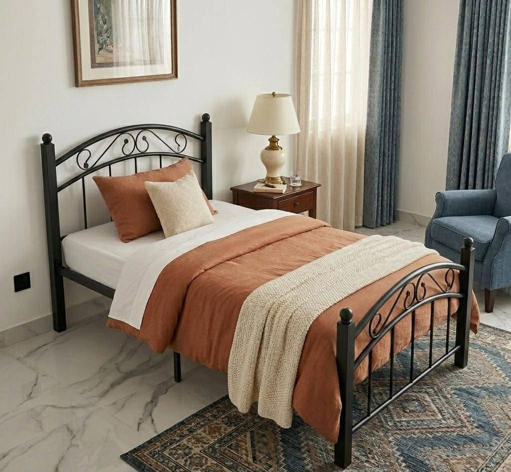🛏️ سرير بيج العرش – قوة، جودة، وأناقة

✔️ هيكل حديد قوي ومتين
✔️ ارتفاع 30 سم لراحة أكثر وسهولة بالتنظيف
✔️ قياس 190 × 90 سم
✔️ تاج أمامي بتصميم أنيق وعصري
✔️ تشطيب احترافي مع تحمل عالي للاستخدام اليومي
✔️ مناسب للمنازل، الشقق، والفنادق
~التوصيل مجاني لجميع محافضات العراق جمله + مفرد🚛🚚
💰 جودة مضمونة وسعر منافس.

📞 للحجز والاستفسار راسلنا على الخاص أو اتصل بنا.***********
