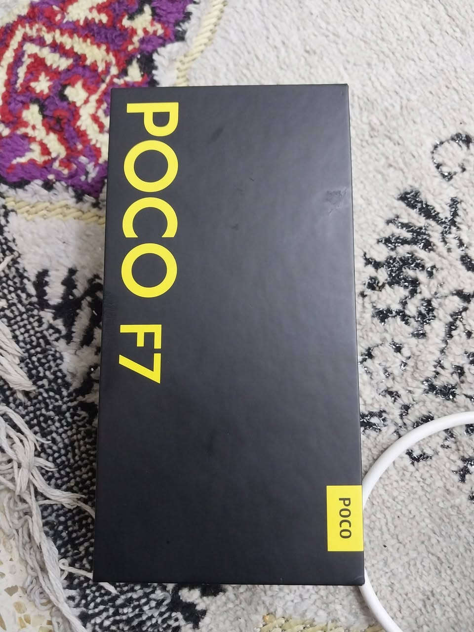 السلام عليكم شباب موبايل بوكو اف 7 شخط ما بيه ذاكره 256 رام 12 الجهاز اخو الجديد كلش نظيف كامل ملحقات مكان بغداد شعب***********
