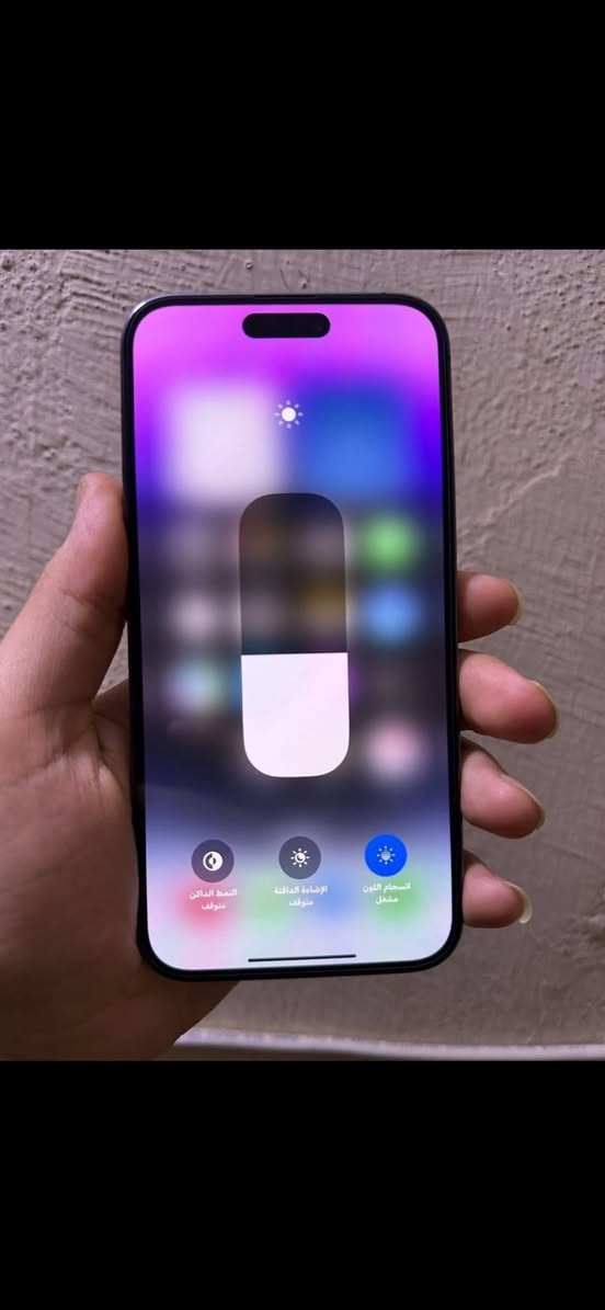 سلام عليكم آيفون 14 برو ماكس ذاكرة 256 بطارية 89 بلادي دبل سيم zaفقط شاشة مبدل اصلي فيس إيدي شغال سعر 575 بي مجال بسيط شراي يخابر ***********
