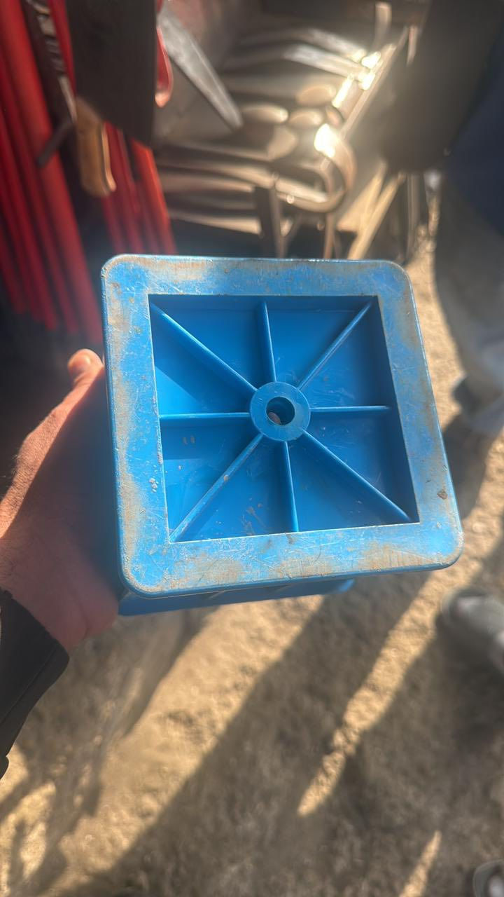 توفر لدينا محلات المستقبل قوالب الفحص التركي جميع الاحجام
١٥*١٥ تركي الثقيل 

١٥*١٥ مكعب قابل للتفكيك 

١٠*١٠ مكعب تركي

للاستفسار اتصال 📞 ***********

او على واتساب *********** - ***********

موقعنا باب الشيخ مقابل مركز باب الشيخ
