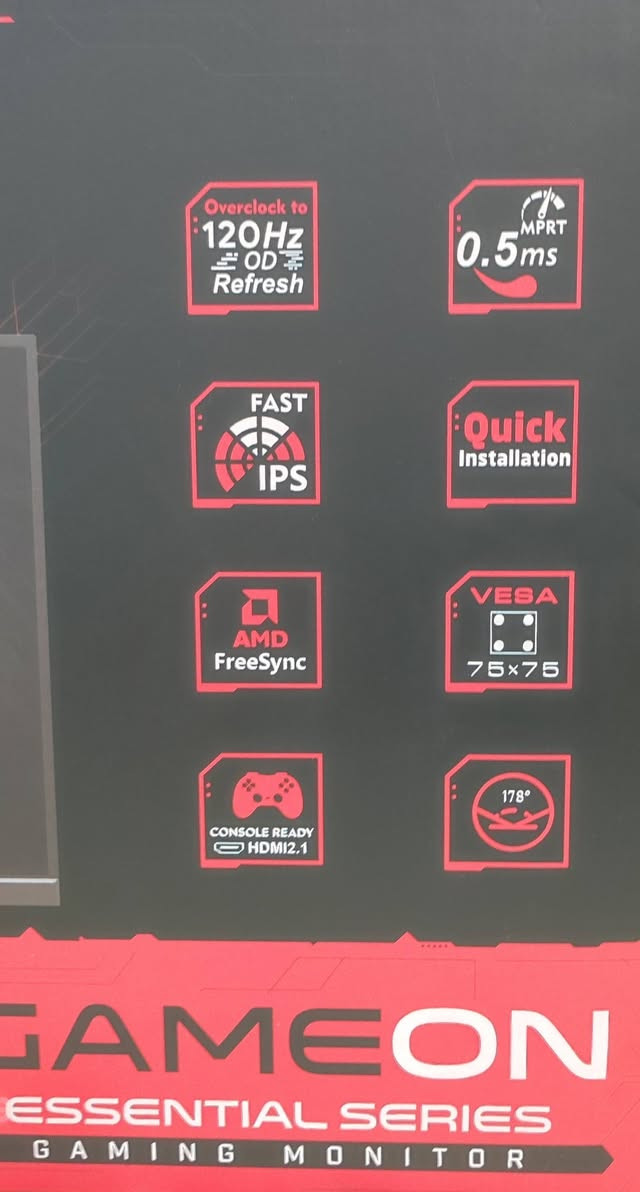 السلام عليكم
شاشة للبيع 
GAMEON 
حجم 24
FHD 
120H
FAST IPS 
0.5MS
HDR 
Free sync 
نظافة 100% باقي بيها ضمان سنتين وصل الشراء موجود 
السعر 120 الف قفل قفل سعر ثابت 
مكاني بغداد


**إذا كنت صاحب هذا الإعلان وتريد حذفه لأي سبب، رجاءا أرسل رسالة إلى الدعم الفني**