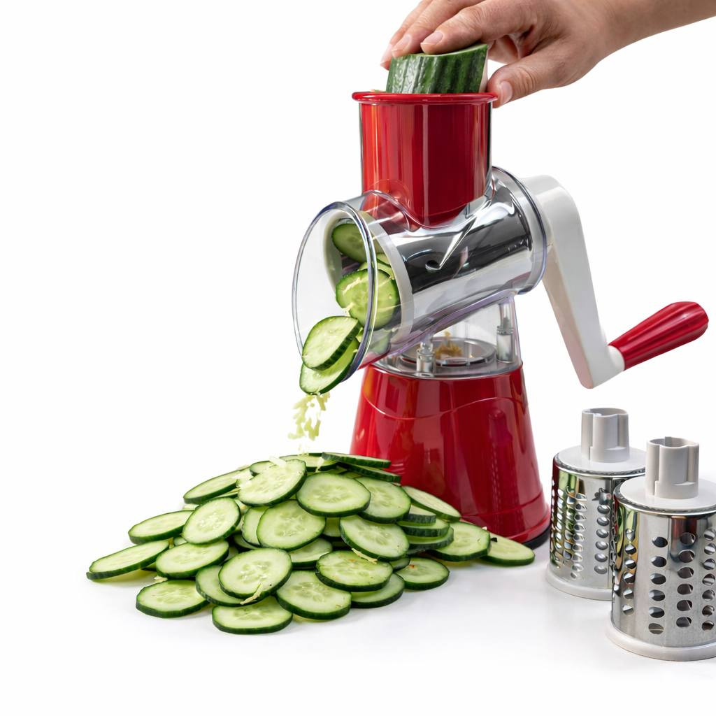 السلام عليكم عرض خاص مبشارة منزلية يدوية تحتوي على اكثر 
من قالب تصفية مخازن قطع محدودة واصل الئ المنزل 9 الاف دينار والتوصيل مجاني لحميع انحاء العراق 

مبشرة خضار وجبن يدوية دوّارة بقاعدة شفط – Tabletop Drum Grater

• مبشرة دوّارة تعمل باليد مصممة لتبشير وتقطيع مجموعة متنوعة من الأطعمة مثل الجبن والخضار والمكسرات بسهولة على سطح الطاولة.

• تعمل بآلية تدوير يدوية سهلة الاستخدام تساعد على برش أو تقطيع المكونات بسرعة.

• تحتوي على 3 أسطوانات من الستانلس ستيل قابلة للتبديل: برش ناعم، برش خشن، وتقطيع شرائح.

• قاعدة شفط قوية تثبّت الجهاز على الأسطح النظيفة والملساء غير المسامية أثناء الاستخدام.

• فتحة إدخال واسعة مع دافع للطعام للمساعدة على إدخال المكونات مع إبقاء اليد بعيدًا عن الشفرات.

• تصميم قابل للفك والتنظيف حيث يمكن فصل الأجزاء بسهولة بعد الاستخدام.

• مخرج مائل للطعام يساعد على تقليل انسداد المكونات أثناء التشغيل.

• نوع المنتج: مبشرة طاولة دوّارة يدوية
• رقم الموديل الظاهر: Z-2967
• آلية التشغيل: تدوير يدوي (Handle crank)
• الشفرات: 3 أسطوانات من الستانلس ستيل

• أنواع الشفرات:
 • بشر ناعم (Fine)
 • بشر خشن (Coarse)
 • تقطيع شرائح (Slicing)

• قاعدة التثبيت: قاعدة شفط (Suction Base)
• الاستخدام: برش وتقطيع الجبن، الخضار، البسكويت، والمكسرات

محتويات العلبة:
• قاعدة الجهاز مع نظام الشفط
• مقبض التدوير (Handle)
• وحدة إدخال الطعام (Feeding Jar / Hopper)
• دافع الطعام (Food Pusher)
• أسطوانة تقطيع شرائح (Slicing Drum)
• أسطوانة برش ناعم (Fine Shredder)
• أسطوانة برش خشن (Coarse Shredder)
• ورقة تعليمات الاستخدام والتجميع

للحجز اترك رقمك وعنوانك في رابط حتى توصلك باقرب وكت انشالله 

https://rolemall.com/?strung=lBQwYT0gootquality12574


**إذا كنت صاحب هذا الإعلان وتريد حذفه لأي سبب، رجاءا أرسل رسالة إلى الدعم الفني**