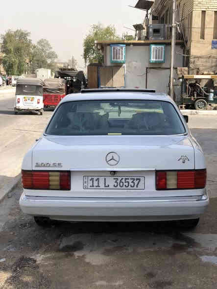 سلام عليكم للبيع او مراوس مارسدس رئاسي باب قصير مديل 90 مصبوغة عام جمالية بلادية محرك عنكبوت قبق اسود دبل فيتبم دبل مروحة دبل هورن اريل كرهباء السيارة جاهزة تخم تاير جديد تبريد شغال السيارة جاهزة وجديدة  السعر 90وبيهة مجال بسيط بغداد حي اور للستفسار رقم الهاتف ***********
