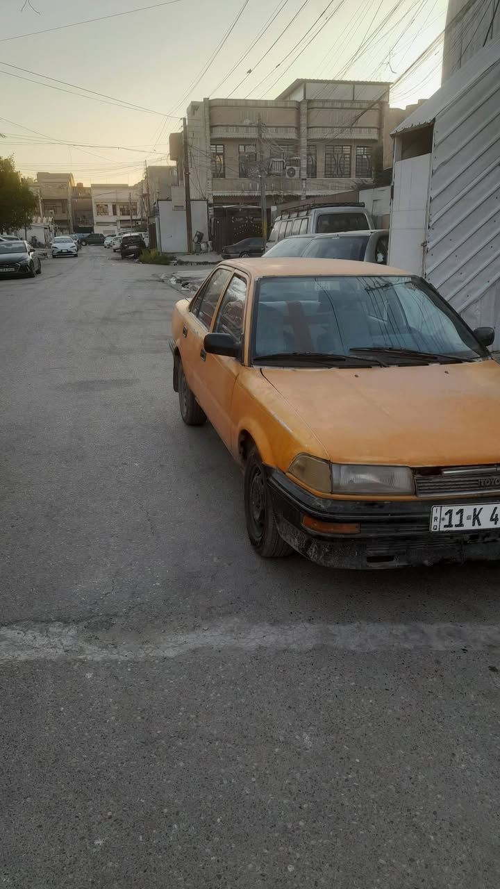 كورلا للبيع موديل ٩٠ بااسمنه السنويه ل٣٠ تخم طاير جديد كابريتر مالتها موزين ابيع تسقيط رقمها بغداد انكليزي سعرها ٢٥ وبيها مجال قليل *********** مكانها بغداد البنوك
