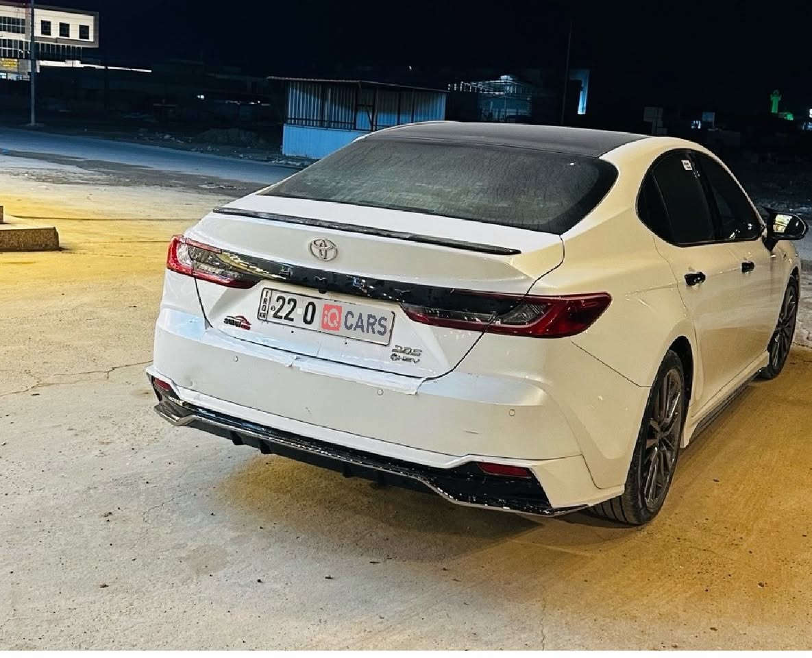 السلام عليكم 
للبيع كامري 2024 
تجميع صيني 
فول مواصفات ال s
تحكمات استيرن 
تحديد مسار 
ثلاث انطمه قياده 
رادار امامي رادار جانبي رادار خلفلي 
السياره توكلر +بنوراما 
شاشه كبيره تدعم الكار بلي 
كشنات شامواه +جلد 
تتفئه تبريد كشنات 
بصمه تشغيل
تحديد مسار 
قياده ذاتيه 
عداد سرعه 
اشاير بل مري 
ترحيب الابواب 
السياره ماشيه 28 الف حقيقي
الداخل لون احمر
يدات نيكل اسود
ويل 18 
لايتات زنون 
مكفوله من الضربه والصبغ 
السياره رقم اربيل بسمي شرط التحويل
السعر 255 وبيها مجال للشراي 
رقم الهاتف ***********
