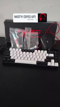 25 الف كلهن وتوصيل مجاني 07809708476 كيبورد ميكانيكي  وماوس شركه زيو