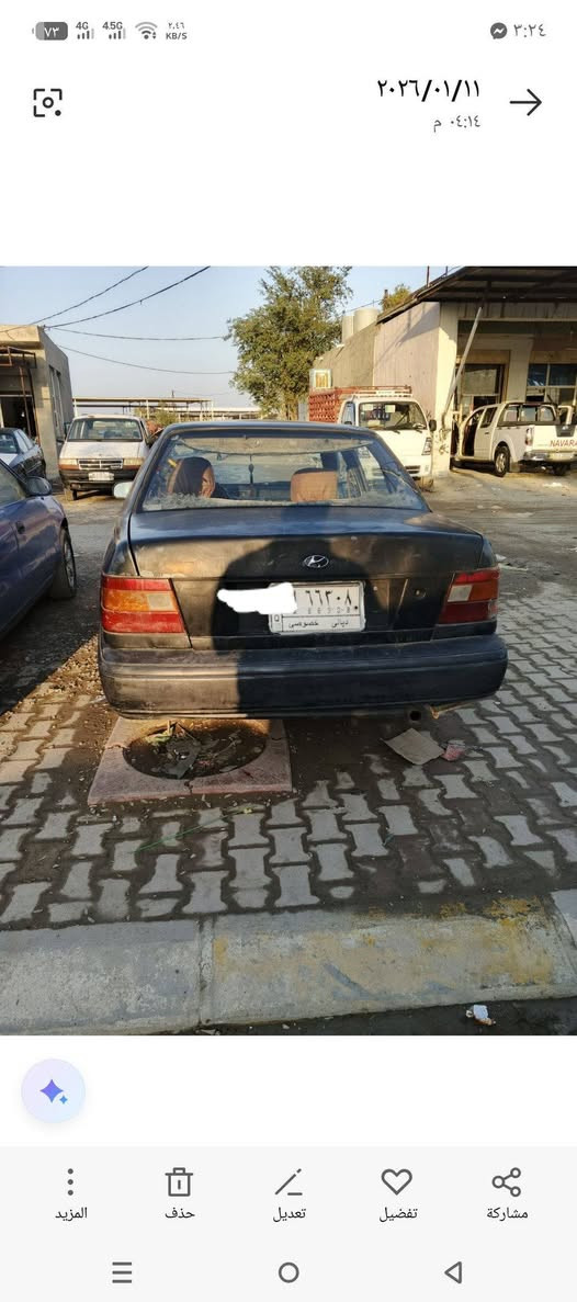 للبيع #
سيارة اكسلة للبيع رقم ديالى سنوية صاقطة بل2025 بيها باركود بانزين كير عادي السعر 17 وبيها مجال مكان السيارة جلولاء الاتصال بالرقم 
***********
