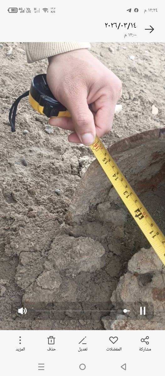 من رخصت مدير الكروب بوري ١٢ متر مكان المسيب السعر ٨٥٠ وبي مجال ***********
