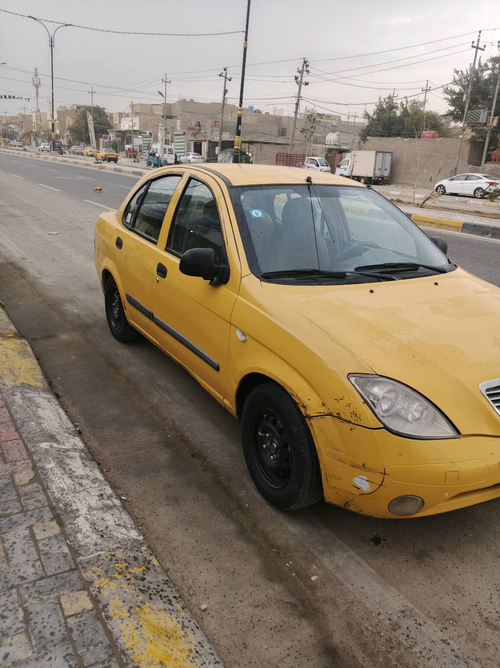 سلام عليكم سياره طيبه مكفوله بس طخات العنوان كربلاء 
