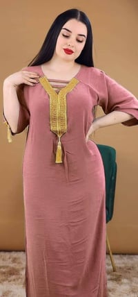 دشداشة طويلة • قماش لينن إيطالي • L.XL.XXL