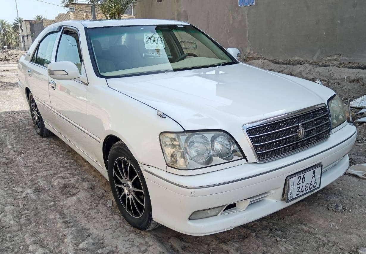 TOYOTA CROWN ROYAL SALON 👑
✋✋👈👈مكلف بل نشر
للأستفسار 📲 *********** 

    💯فول فتحه .

   للبيع تيوتا كراون 2003اصل

    اللون      ابيض🤍

❗️السياره جديدة طك كارتون  فول ومكفول بيه شبر يم قبق البانزين

رقم صلاح الدين انكليزي

مكفوله كفاله عامه من  كص وضربه ونقل جثه ورسميات والاصوليات.

المواصفات 👇

4دگم . 

گير ومكينه وحداديه بالكارتون. 

ثلاجه خلفيه .

محرک ديفور الكبير شاصي 175 .

اربع كشنات كهرباء .

شفط مري.

ستيرن كهرباء.

برده خلفيه كهرباء أصليه.

كرستال أصل. 

تبريد قطعتين امامي وخلفي .

تخم تاير جديد. 

تبريد ثلج + تدفئه.

غراض مال جنطه كامله.

والسياره ماعايزه برغي كامله على اخر حبايه.

والسياره بالواقع اجمل من الصور بهواي

العنوان🏠 // بابل المدحتيه
السعر 140وبيها مجال
