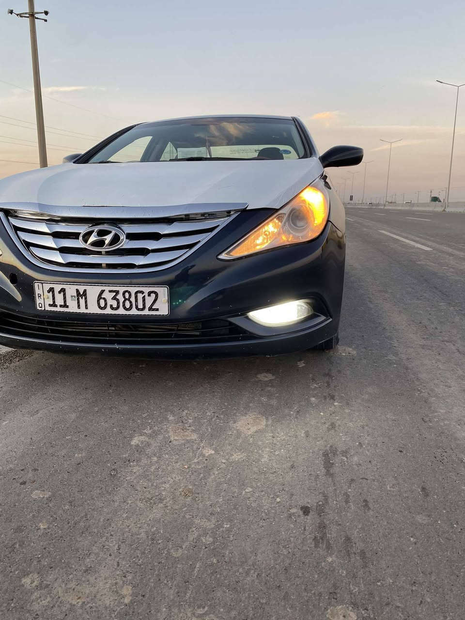 سوناتا موديل 2012 وارد امريكي بيها جاملغ امامي ايسر صبغ ونص باب السكن صبغ فقط وطخة خفيفة كلش بالدعامية الخلفية موجود سونار وتفاصيل كاملة 
السعر 105$ 
***********
