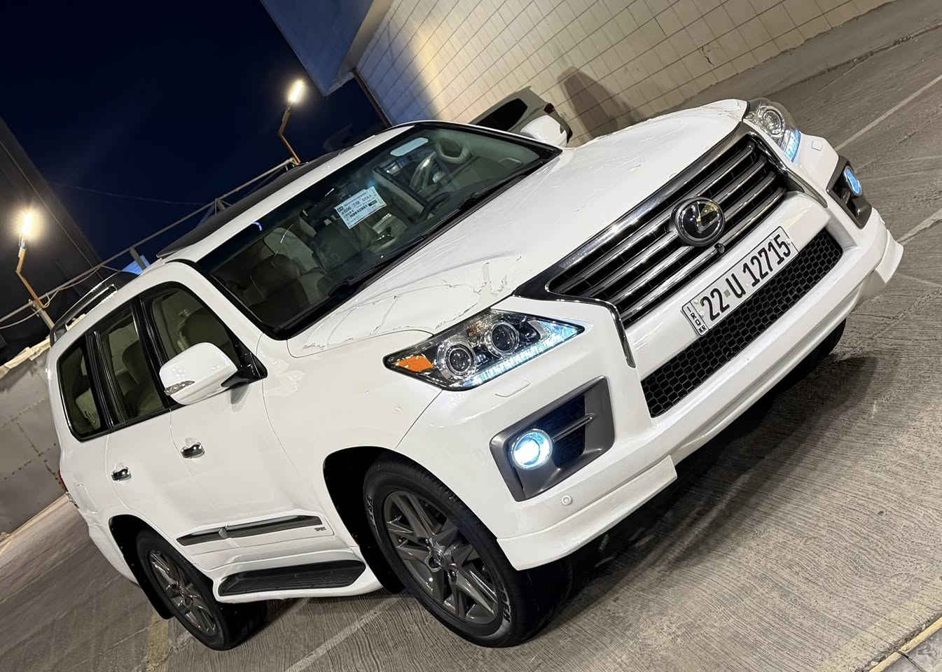 سلام عليكم
لكززLx 570🧿🎌🎌
سوبر سبورت  /2015 بريمي 
رقم اربيل تحويل مباشر رقم سنويه كله جديد
ماشيه 109 
 كل سيرفز ب شركه SAS ساز بيها ضمان  
سياره جديد  
 السياره كفاله عام عده مكان صغيره مسحوب بل جهاز 
اربع كامرات 
حساس خلفي امامي
كشن كهرباء خزن
كشن تدفأه تبريد 
محرك ٨ سلندر ٥٧٠٠ 
سلايد 
سماعات بالتكم والباب الخلفي 
شاشات خلفيه
تبريد منفصل 
ثلاجه 
جكات 
باب خلفي كهرباء 
كير محرك كهرباء كله بشرط الفحص مكفول 
السياره كلش نظيف وترايها كلش ناعم 
كفاله عام من كلشي كير محرك صدر 
مكاني بغداد قرب مطار
السعر 449$$ وبيها مجال كلش بصيط 
رقمي ***********
