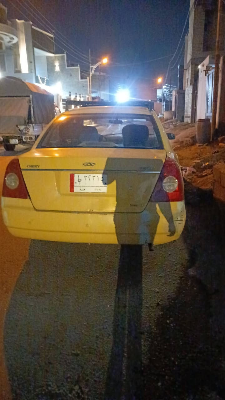 سلام عليكم سياره البيع شيري اي فايف رقم بغداد صفره تكسي السعر 34وبيه مجال  اي ستفسار تصال عل رقم ***********بي وتساب مكان سياره فلوجه
