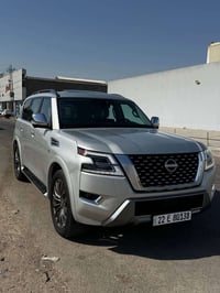 نيسان ارمادا 2021 سلفر   بيع مستعجل بلاش  بلاتنيوم  vip  8 سلندر 5.6  ...
