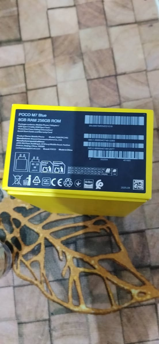 السلام عليكم بيع او مروسه موبايل بوكو M7جهاز جديد بلكارتون غير مفتوح وضمان وموبايل شخطه مابي غراضه كامل موصفات ذاكر256ARM8+8
شاحنت مع33واط بطاريه7000الف انبير ب210الف 
مكان نجف حي ميلاد


**إذا كنت صاحب هذا الإعلان وتريد حذفه لأي سبب، رجاءا أرسل رسالة إلى الدعم الفني**