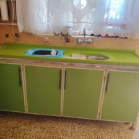 كاونتر للبيع مرتب جاهز للاستخدام السنك مرمره  تواصل 07828617765