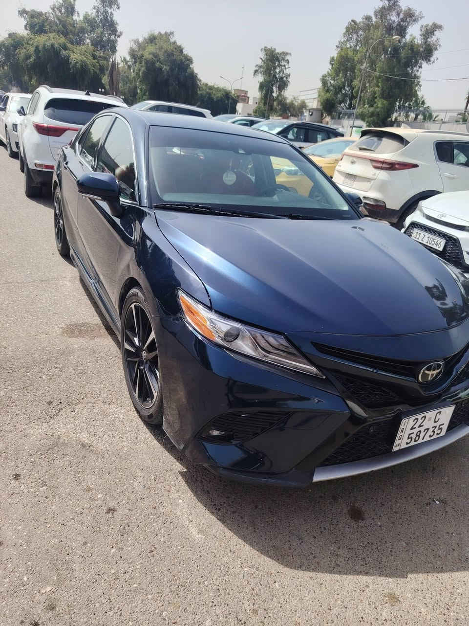 السلام عليكم
للبيع او مراوس تويوتا كامري موديل 2018 بانزين فقط 
فئة xse  فول عدا الفتحة لون نيلي متغير زيتوني
‎مكينة 2500 اربعة سلندر 
ماشية 93  الف ميل
بحالة جيدة جداً 
الحادث مرفق بالمنشور 
بنيد مبدل اصلي ومصبوغ + بارد بباب السايق
ايرباك دركة طاك وراجع سستم وكالة بدون اي كلوب بالدشبول 
الباقي مكفول 
مواصفات السيارة : 
١- بصمات ابواب 
٢- اوتو بريك
٣- داخل جلد احمر عمل و كراسي تدفئة 
٤- كراسي كهربائي و ذاكرة  
٥- سايد بريك بصمة 
٦- كل انظمة الوقوف الذاتي و مانع التصادم 
٧- حساسات امامية و خلفية 
٨- جنطة كهرباء 
٩- نظام المحافظة على المسار / و كروز سرعة تفاعلي و توقف ذاتي
١٠- انظمة القيادة المختلفة 
١١- شاشة كبيرة كار بلي و اندرويد اوتو 
١٢- العينة الوسطية ديجتال 
١٣ - مناخ منفصل
١٤ - ماسحات اوتو 
و بعد هواي مواصفات ماريد اطول بيهن 
السيارة جاهزة للأخير / تبريد ثلج / تايرات نظاف / كير مكينة بحالة جيدة جداً
عنوان بغداد عويريج
رقم *********** واتساب 
سعر 145 قفل

