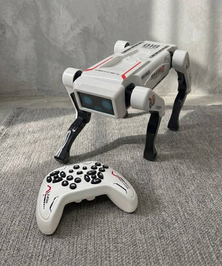 سلام عليكم
🤖 روبوت الكلب الذكي AI
مرح تفاعلي بلا حدود!

تحكم عن بُعد 2.4GHz 

يمشي، يلتف، يجلس، يرقص ويقدّم حركات استعراضية ممتعة 🕺
موسيقى وإضاءة تضيف جو من الحماس ✨🎶
بطارية قابلة لإعادة الشحن للعب أطول 🔋

ونظام ai يتفاعل مع الحضور بالموسيقى 

سعر 55 بي مجال يتوفر توصيل بغداد


**إذا كنت صاحب هذا الإعلان وتريد حذفه لأي سبب، رجاءا أرسل رسالة إلى الدعم الفني**